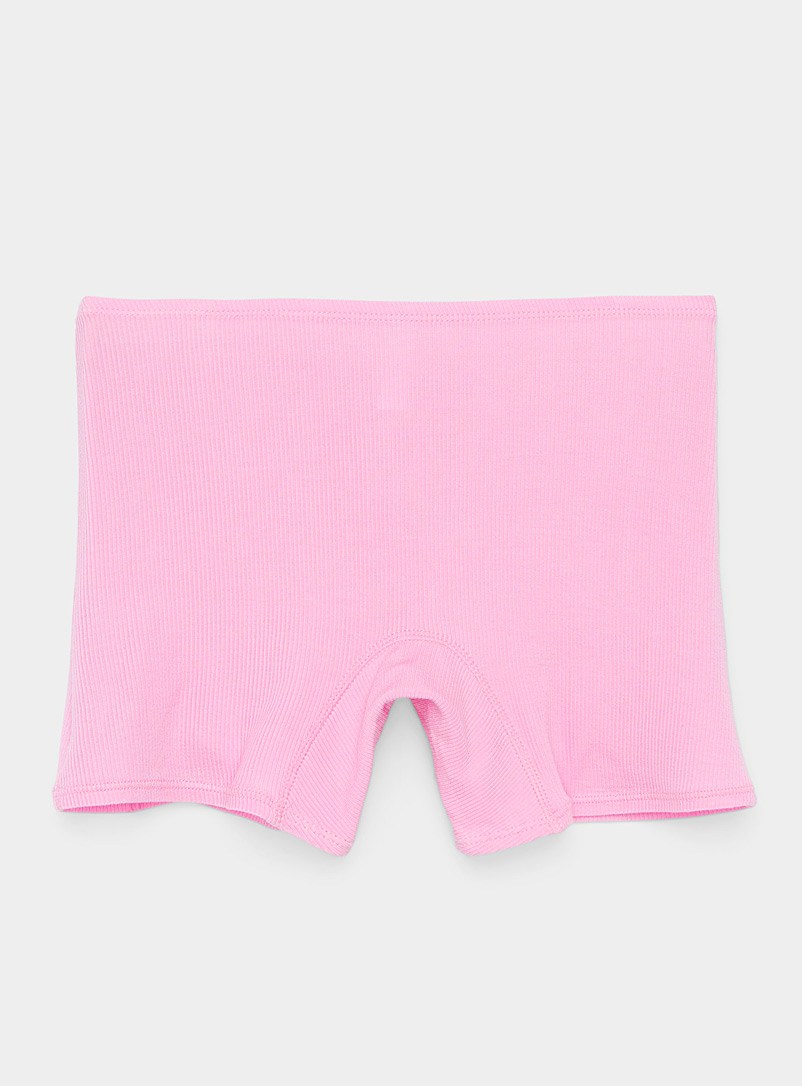 Women Ribbed Brief Boxer