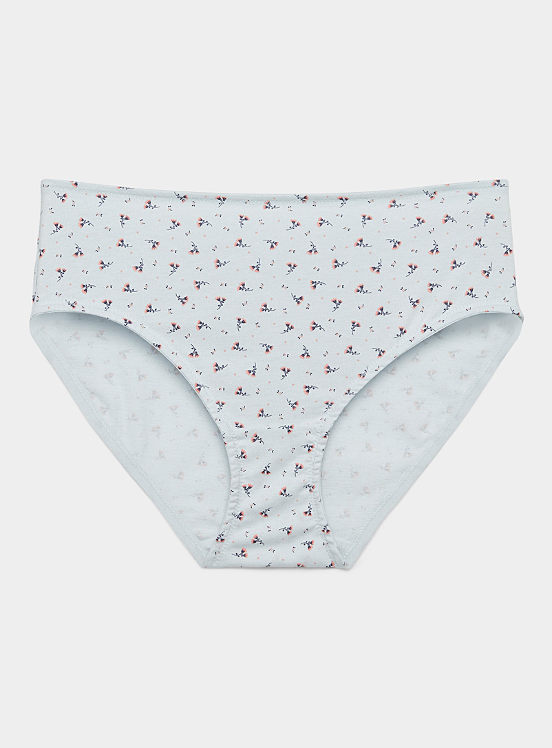 Girls' Tulip And Dots Pack Hipster Underwear in 100% Cotton - Size