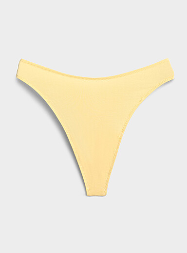 Le tanga &eacute;chancr&eacute; essentiel Coton biologique