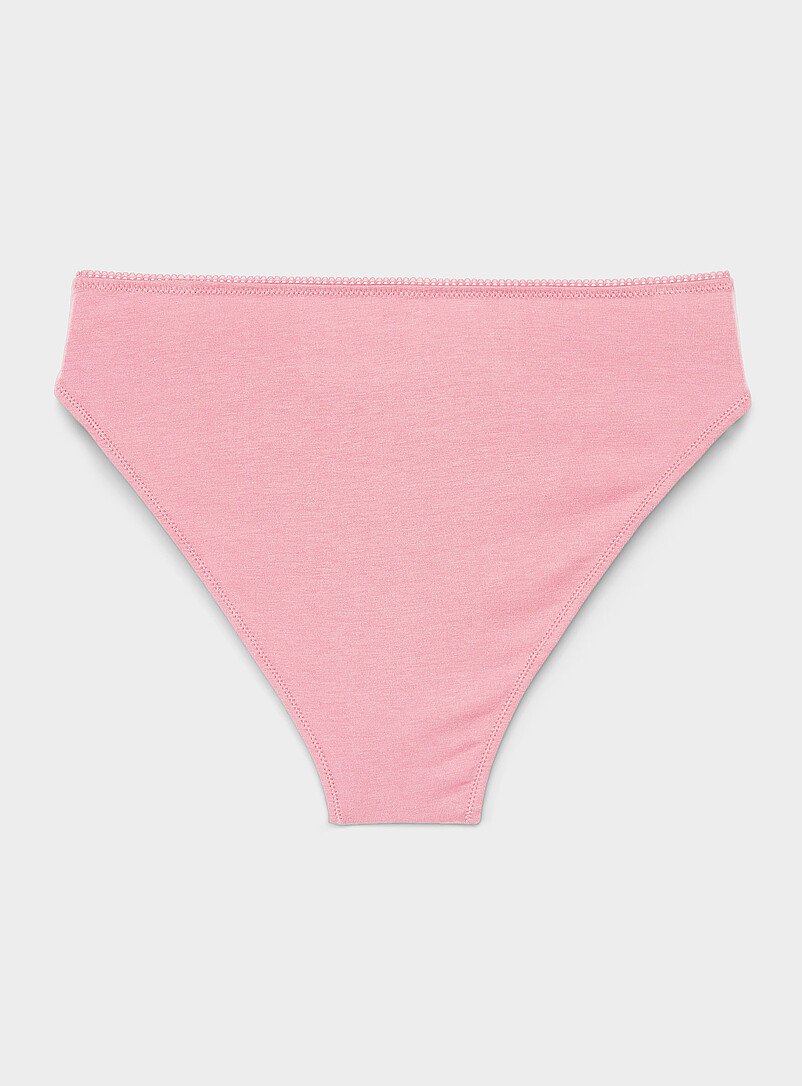 Miiyu: La cheekie effet crois&eacute; Coton biologique et modal TENCEL<sup><small>MC</small></sup> Rose  pour femme