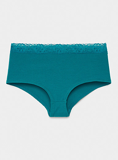 Buy Neotea Womens Cotton Multicolour Boyshort Panties Pack of 5