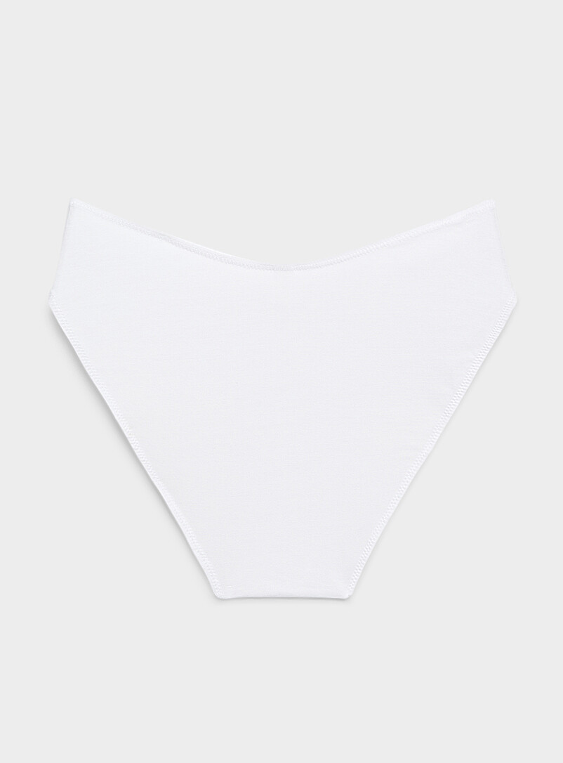 Miiyu Green  Low-rise stretch cheeky panty Organic cotton for women