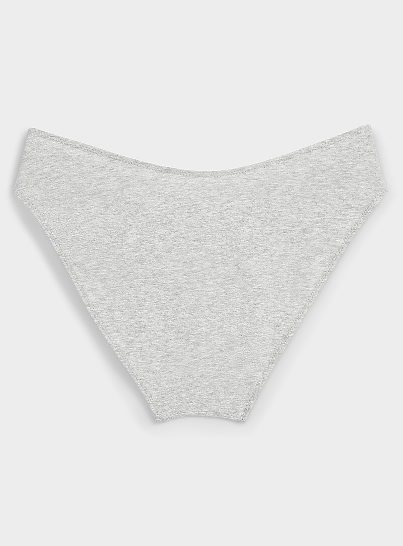 Miiyu: La cheekie extensible taille basse Coton biologique Blanc pour femme