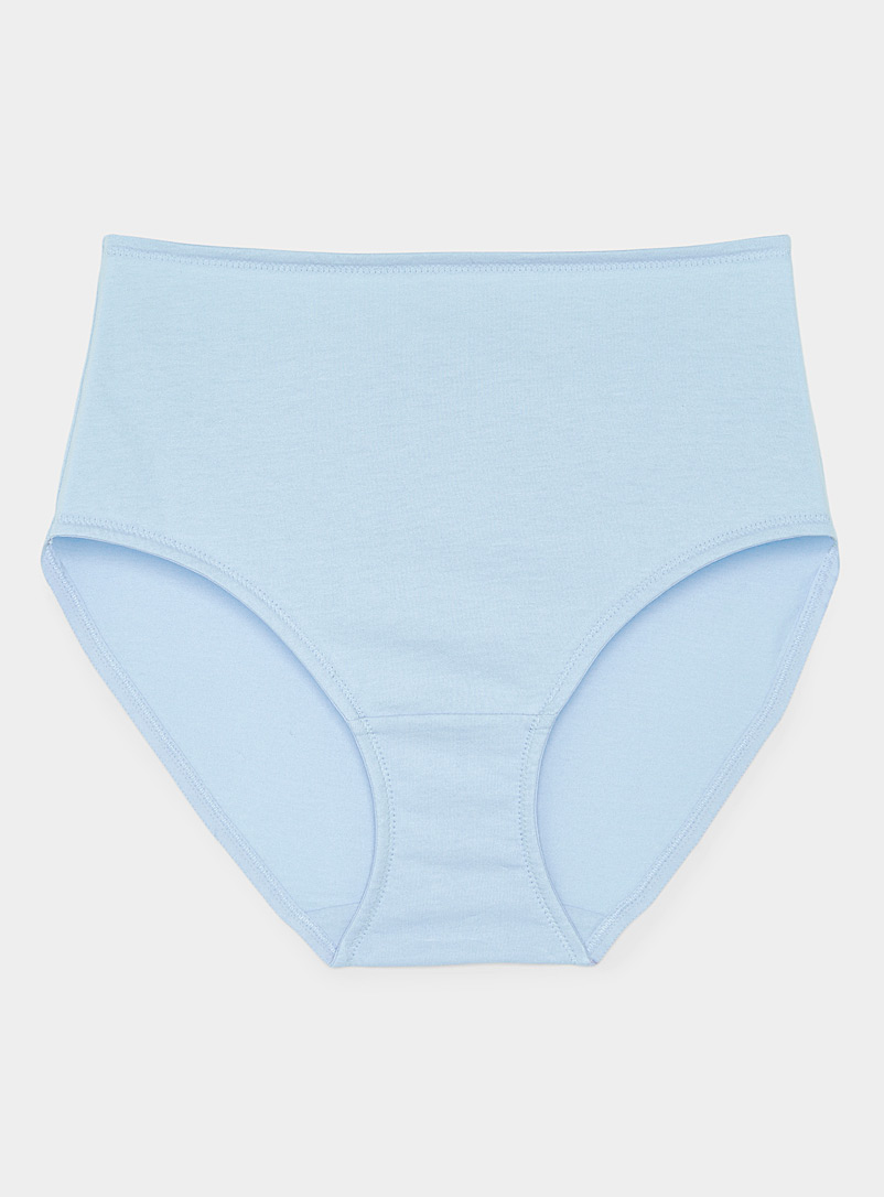 Ladies Cotton with Secret Pocket Panties Comfort Briefs High Waisted  Underwear Zippered Bikini 3/6 Pack