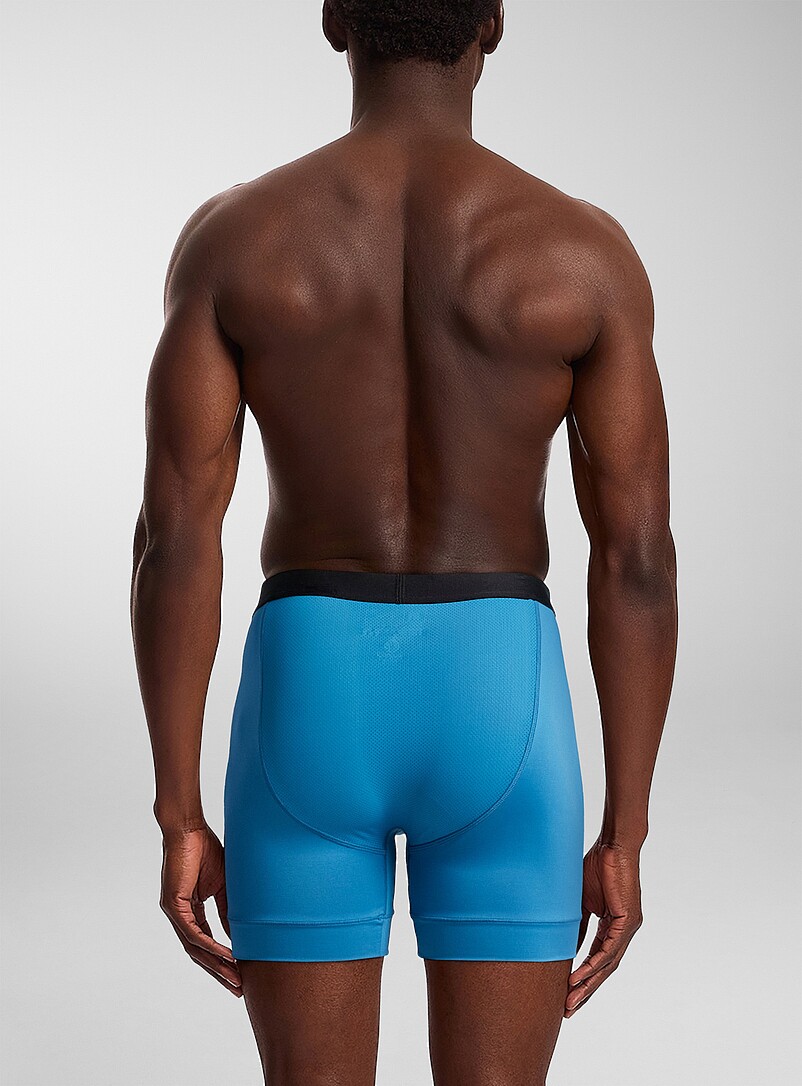 Le 31 Red 5" microfibre athletic boxer brief Retransformed polyester for men