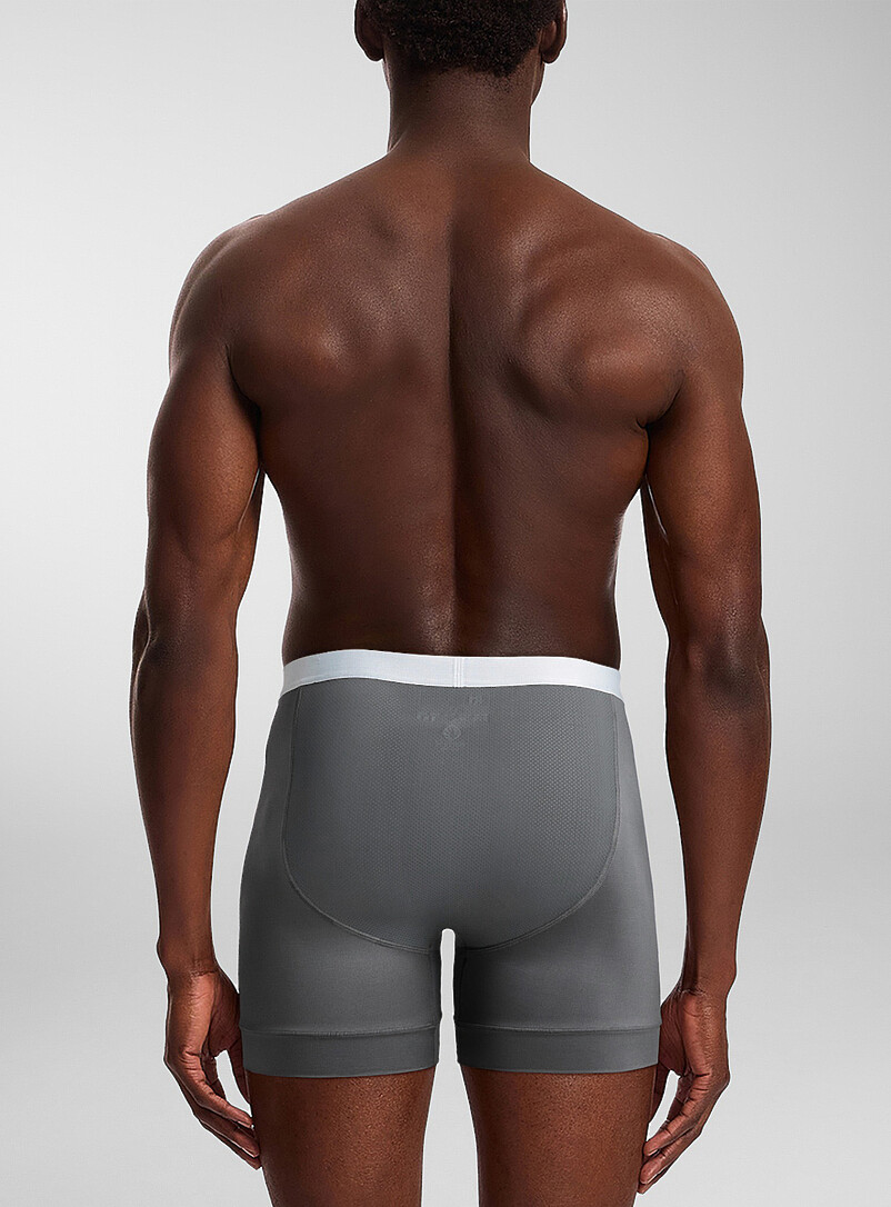 Le 31 Red 5" microfibre athletic boxer brief Retransformed polyester for men