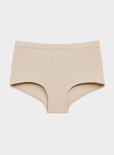 Miiyu: La gar&ccedil;onne courte tout confort Coton biologique et modal TENCEL<sup><small>MC</small></sup> Gr&egrave;ge pour femme