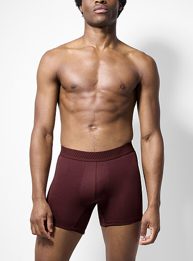 5" neutral-hued stretch boxer brief TENCEL&trade; modal & organic cotton