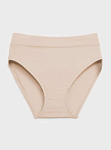 Essential ultra-comfortable high-waist bikini panty Organic cotton and TENCEL&trade; modal
