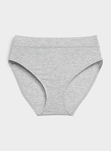 Essential ultra-comfortable high-waist bikini panty Organic cotton and TENCEL&trade; modal