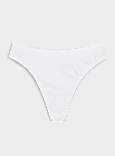 Le tanga minimaliste Pur coton biologique