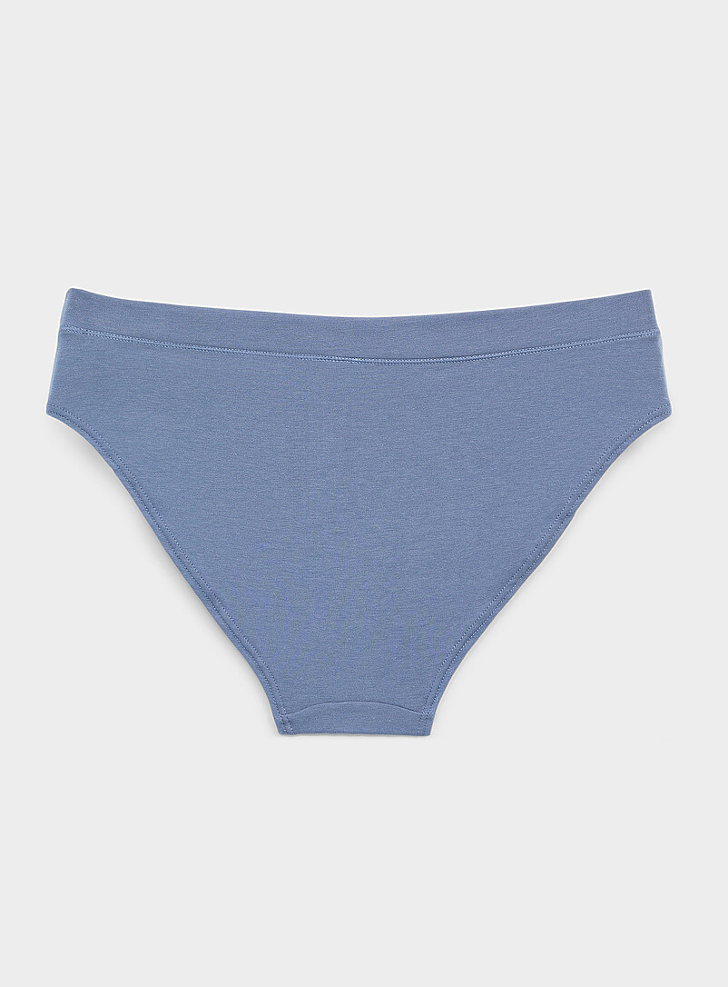Miiyu: Le bikini essentiel extensible Coton biologique et modal TENCEL<sup><small>MC</small></sup> Ocre jaune pour femme