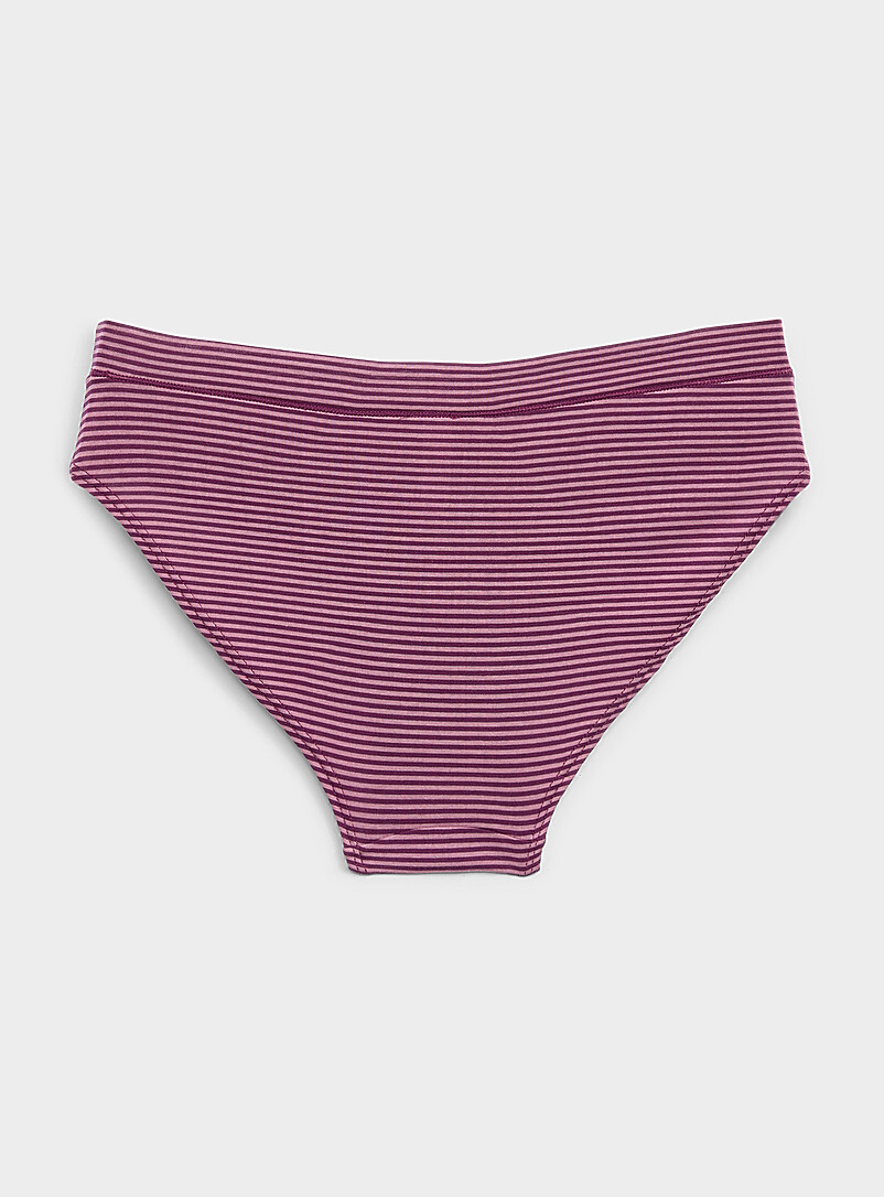 Miiyu Ochre Yellow Stretch essential bikini panty Organic cotton and TENCEL&trade; modal for women