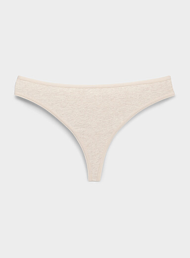 Miiyu Sand Minimalist thong Organic cotton and TENCEL&trade; modal for women