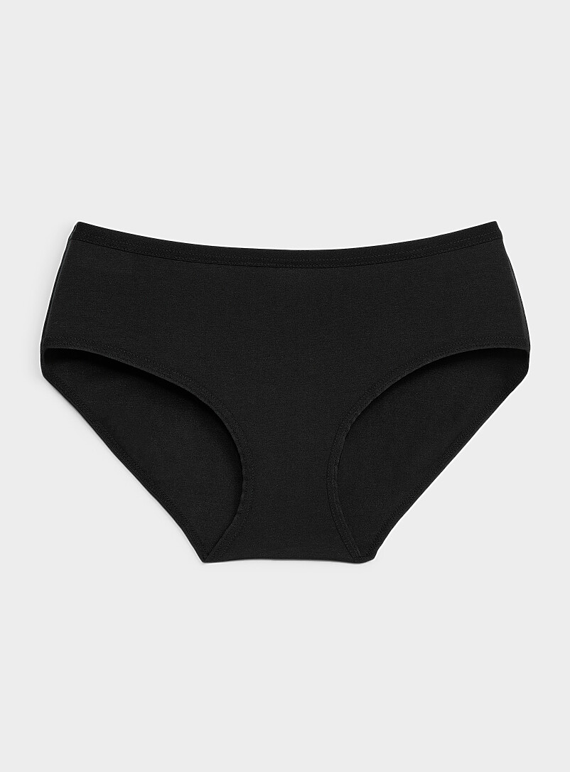 Miiyu Patterned Crimson Stretch ultra-comfortable classic brief Organic cotton and TENCEL&trade; modal for women