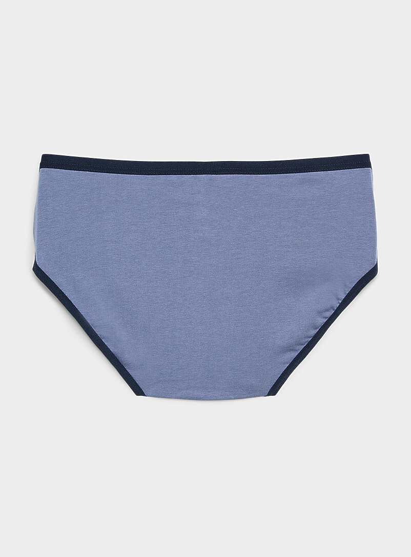 Miiyu: La classique tout confort extensible Coton biologique et modal TENCEL<sup><small>MC</small></sup> Pourpre &agrave; motifs pour femme