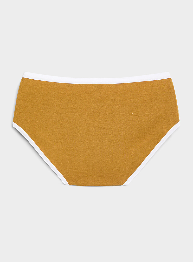 Miiyu: La classique tout confort extensible Coton biologique et modal TENCEL<sup><small>MC</small></sup> Pourpre &agrave; motifs pour femme