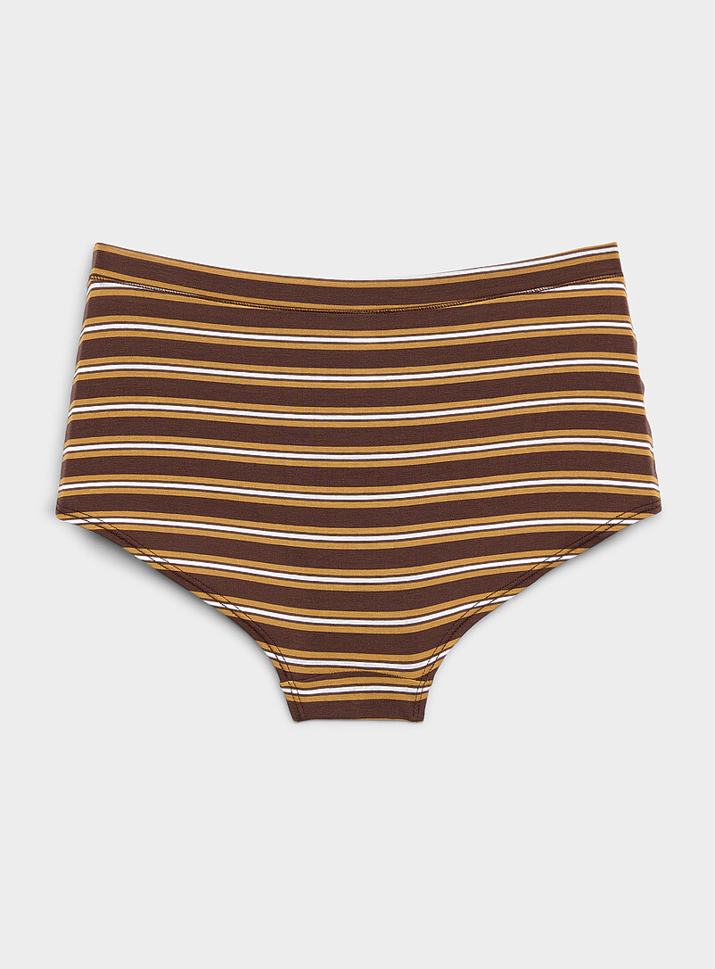 Miiyu: La gar&ccedil;onne tout confort Coton biologique et modal TENCEL<sup><small>MC</small></sup> Orange br&ucirc;l&eacute; - Brique pour femme
