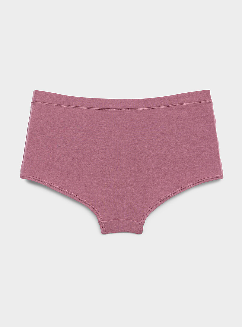 Miiyu Black Ultra-comfortable boyshort Organic cotton and TENCEL&trade; modal for women