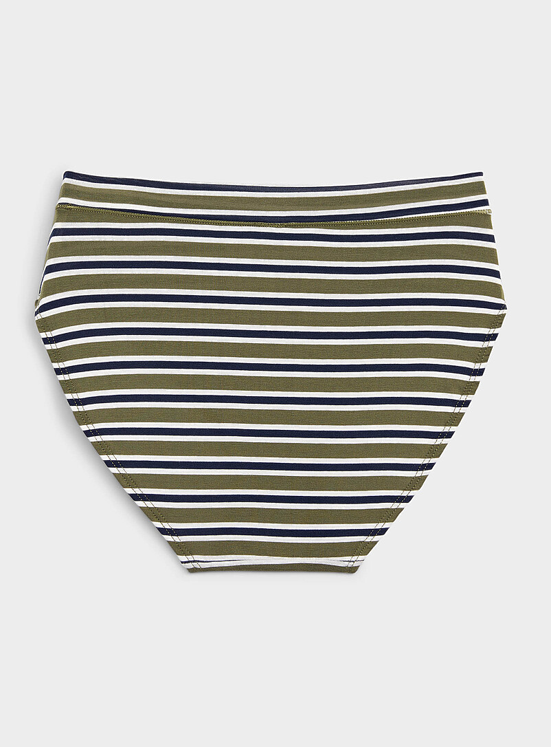 Miiyu: Le bikini confort extensible Coton biologique et modal TENCEL<sup><small>MC</small></sup> Sable pour femme