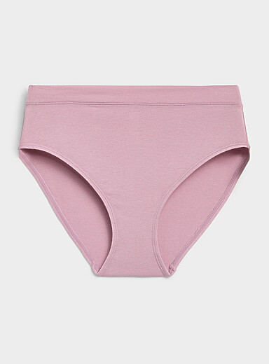 Miiyu: Le bikini confort extensible Coton biologique et modal TENCEL<sup><small>MC</small></sup> Mauve pour femme