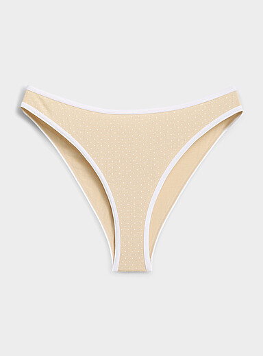 Miiyu: La cheekie tout confort extensible Coton biologique et modal TENCEL<sup><small>MC</small></sup> &Eacute;cru &agrave; motifs pour femme
