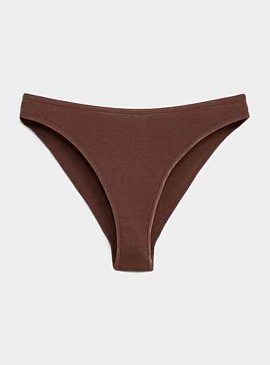 Miiyu: La cheekie tout confort extensible Coton biologique et modal TENCEL<sup><small>MC</small></sup> Chocolat - Espresso pour femme