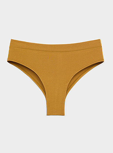 Stretch ultra-comfortable Brazilian panty Organic cotton and TENCEL&trade; modal