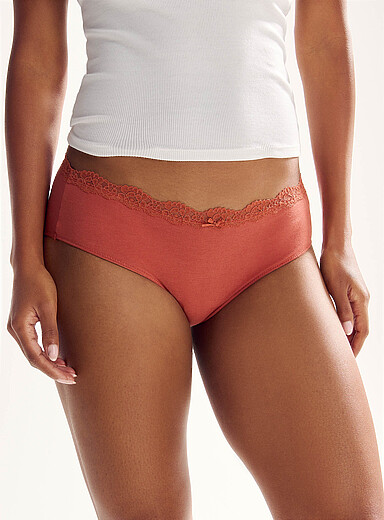 Le bikini taille dentelle Coton biologique