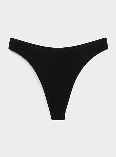 Le tanga &eacute;chancr&eacute; essentiel Coton biologique