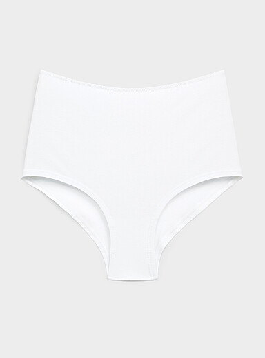 Minimalist high-waist boyshort Organic cotton