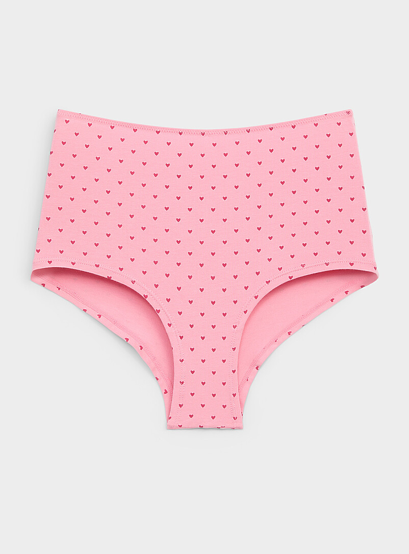 Miiyu Blue Minimalist high-waist boyshort Organic cotton for women