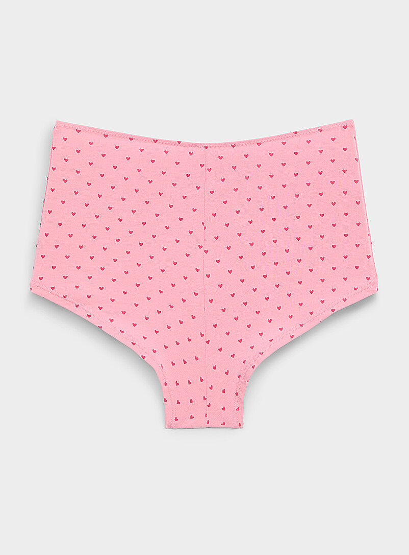 Miiyu Blue Minimalist high-waist boyshort Organic cotton for women