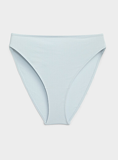 Miiyu: Le bikini &eacute;chancr&eacute; tout confort Coton biologique Bleu p&acirc;le - Bleu ciel pour femme