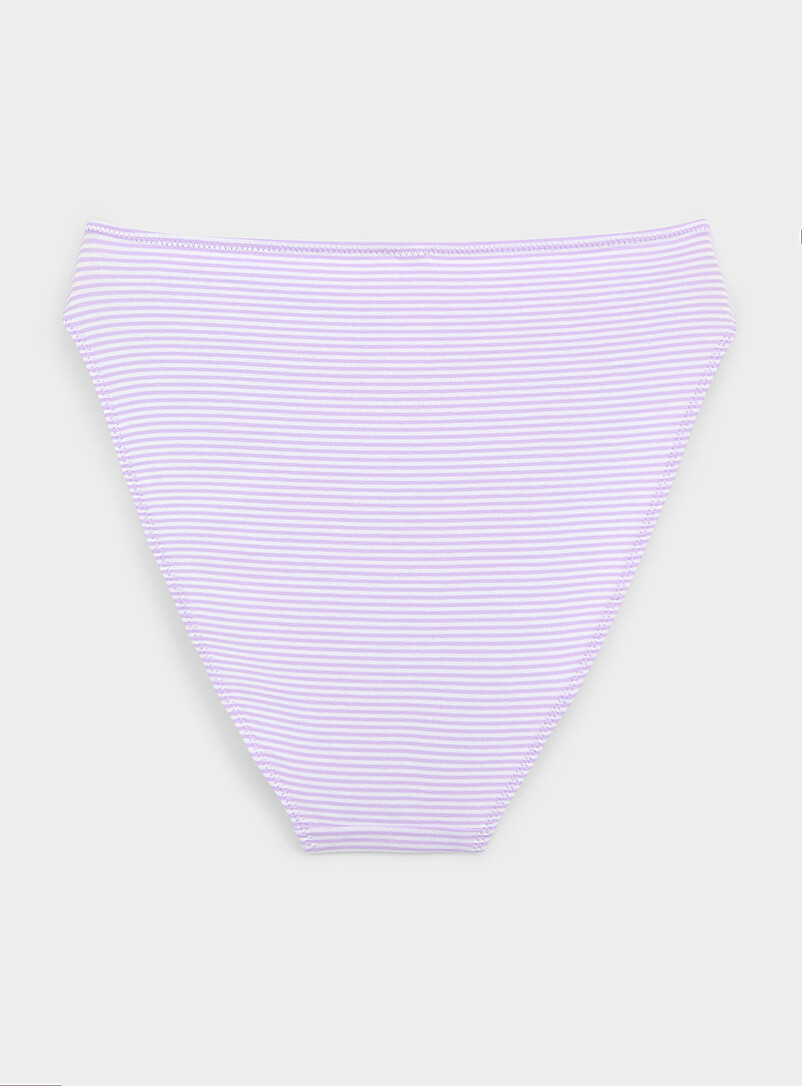 Miiyu: Le bikini &eacute;chancr&eacute; tout confort Coton biologique Blanc pour femme