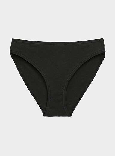 Elastic trim essential bikini panty 100% organic cotton