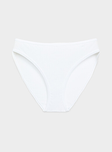 Elastic trim essential bikini panty 100% organic cotton