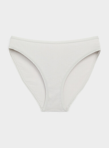 Elastic trim essential bikini panty 100% organic cotton