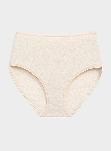 La classique taille haute bord &eacute;lastique Pur coton biologique