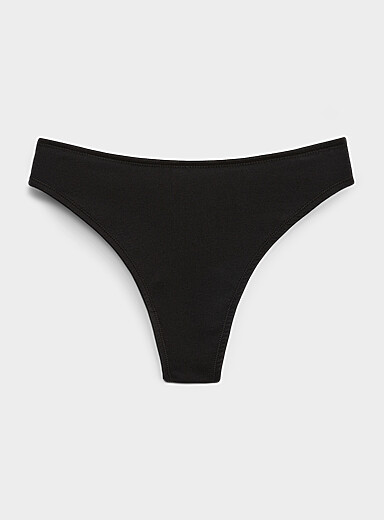Ultra-comfortable essential thong 100% organic cotton