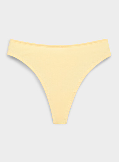 Ultra-comfortable essential thong 100% organic cotton