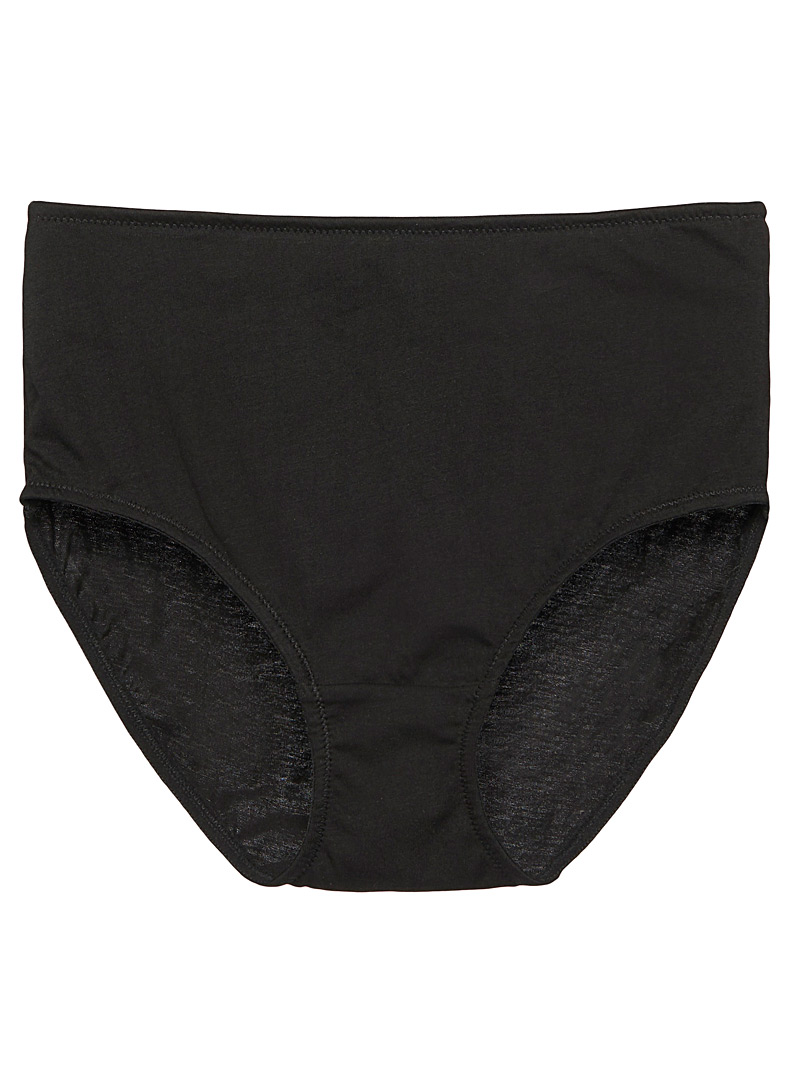Plain Knoppers Women Hipster Cotton Black Panty XXL Size at Rs 263