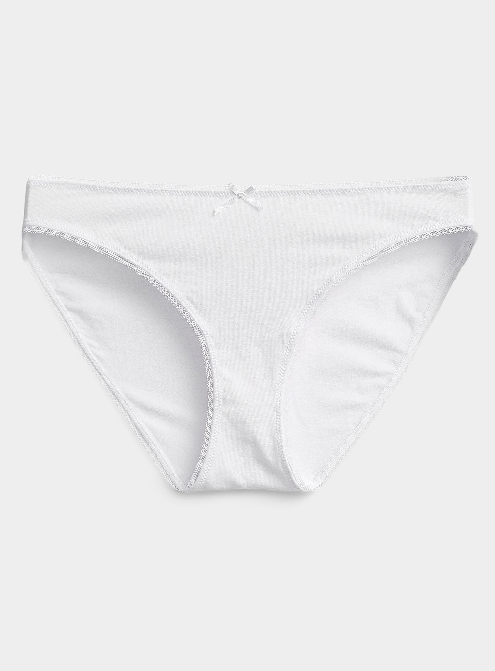 Miiyu Eco-friendly Basic Bikini Panty In White