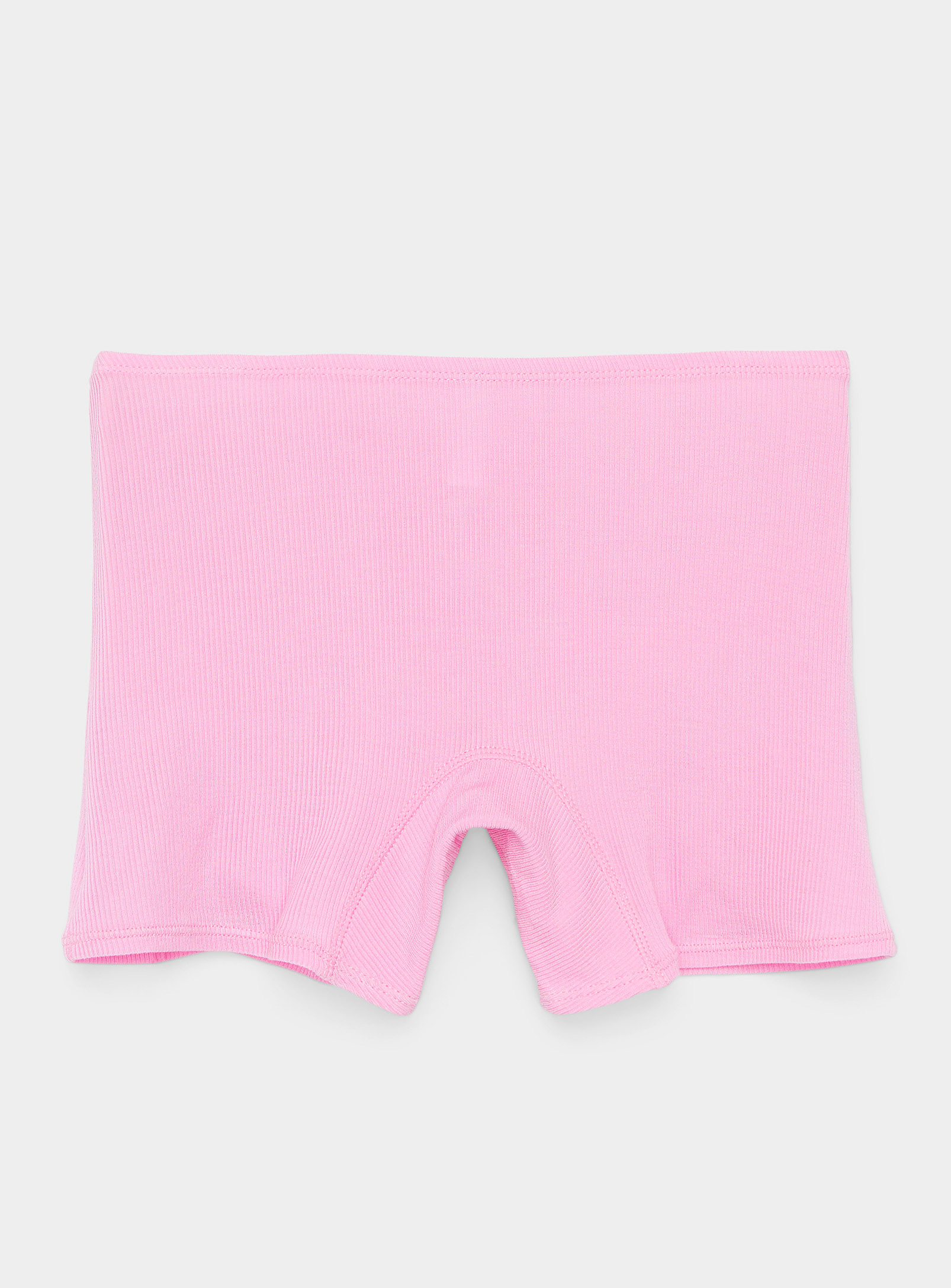 Miiyu Baby Ribbed Boyshort In Pink