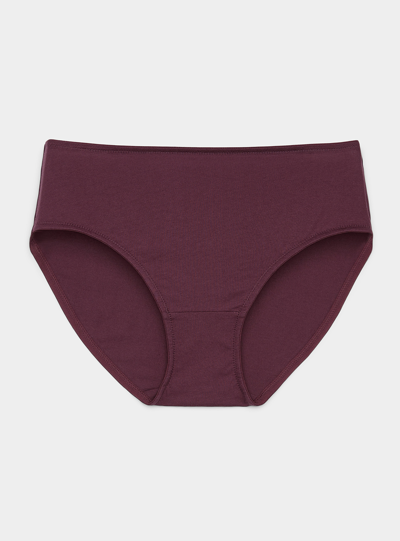 Miiyu Pure Organic Cotton Colourful Hipster In Ruby Red