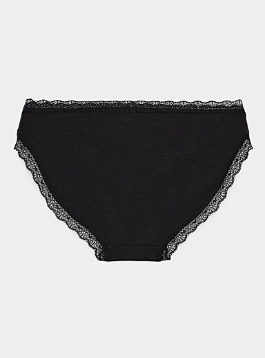Scalloped edge bikini panty Organic cotton product image 3