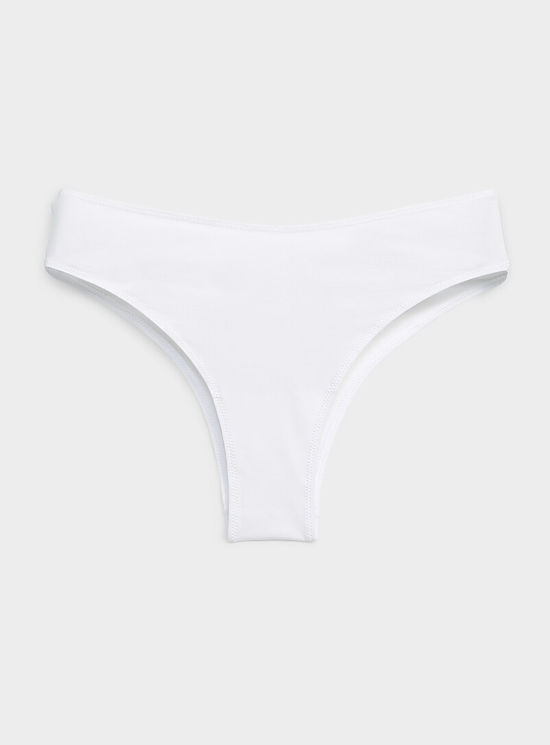 Solid High-Cut Cheeky Panty Organic Cotton