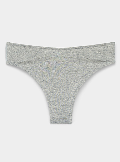 Solid high-cut cheeky panty Organic cotton product image 3