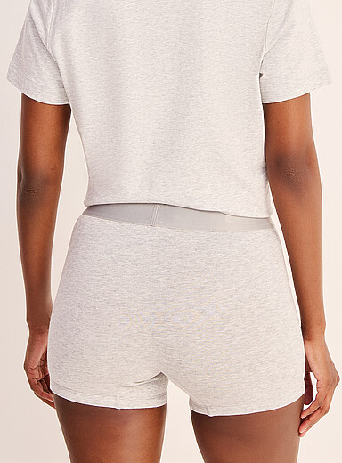 Solid ultra-comfortable elastic-waist boxer brief Organic cotton and TENCEL™ modal product image 4