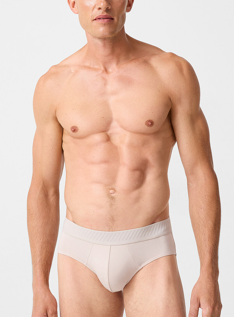Neutral-Hued Stretch Brief Tencel™ Modal & Organic Cotton